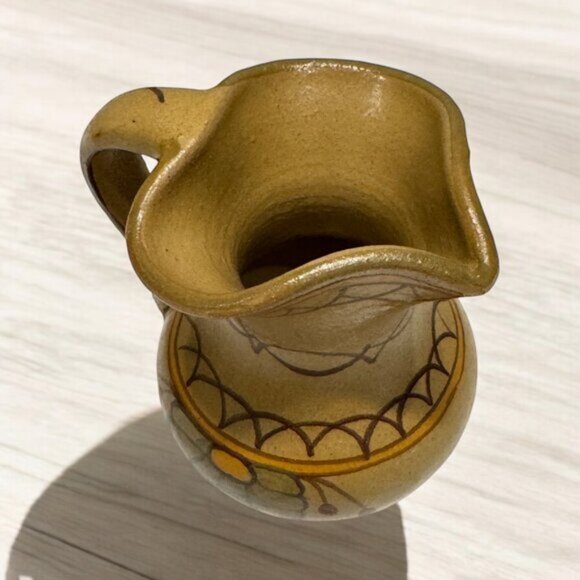 Vintage Pottery Small Vase pitcher creamer by Olaria D Corridinho PORTUGAL - Picture 3 of 5